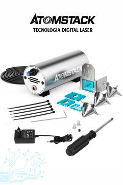 asistencia de aire para corte y grabado de laser corte limpio