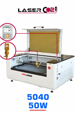 Laser Co2 Industrial Cortador y grabador 50W