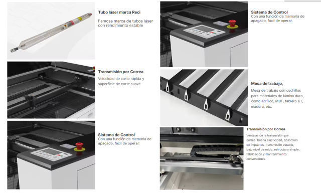 laser co2 de 160x100 150W